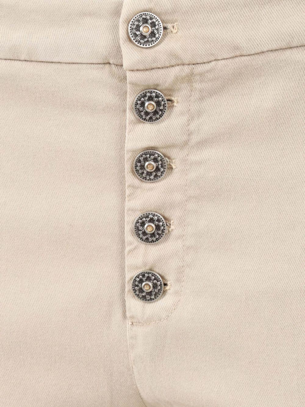 DONDUP Pantaloni 'Nima' in cotone beige