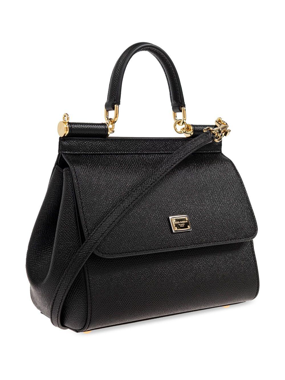 DOLCE e GABBANA Borsa tote Sicily media in pelle