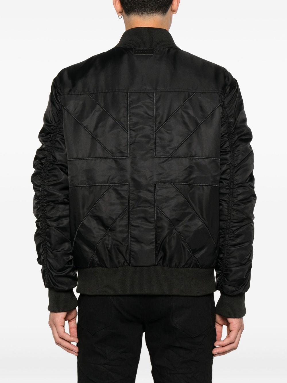 JOHN RICHMOND Bomber nero con zip