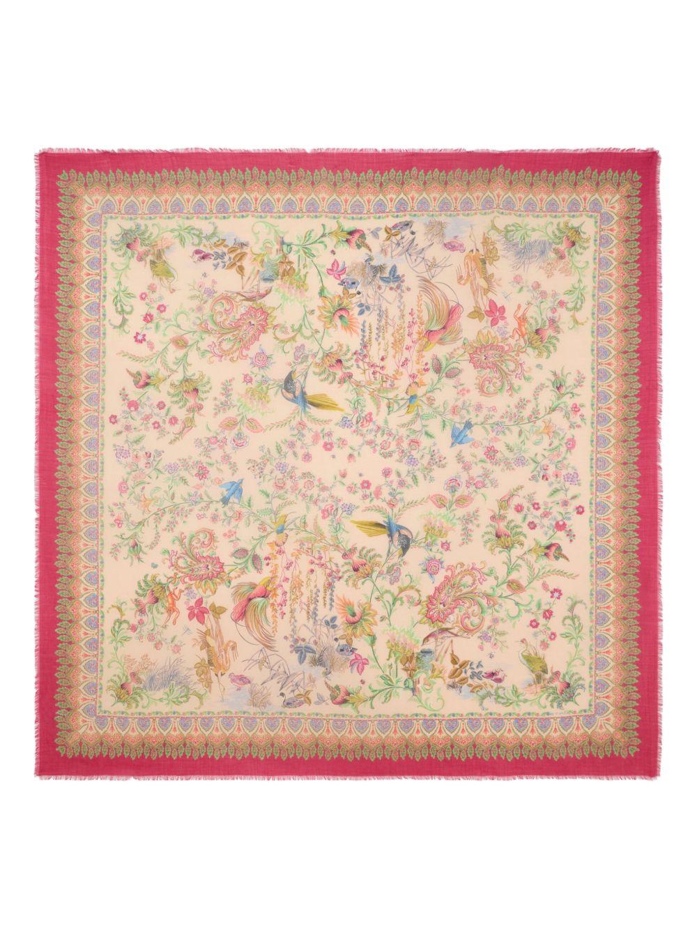 ETRO Sciarpa con fantasia multicolore