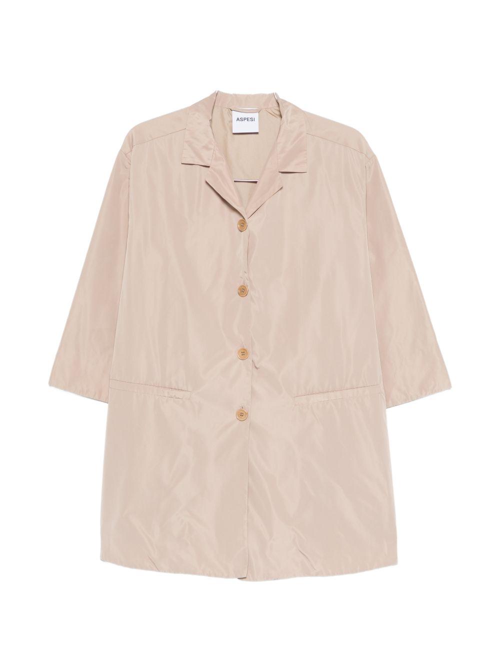 ASPESI Trench monopetto con bottoni