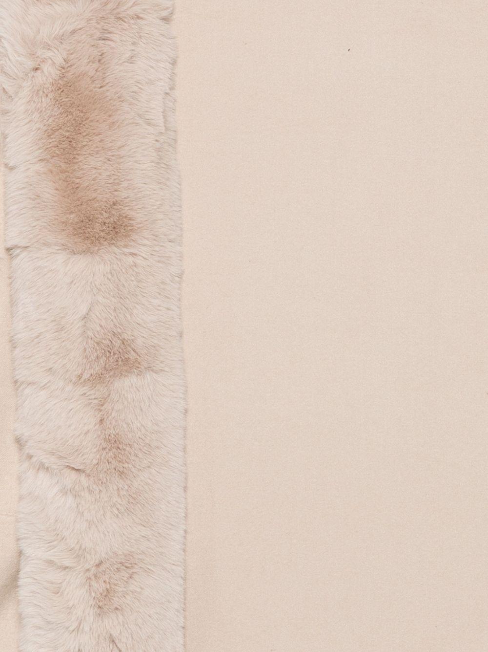 BLUGIRL Stola in maglia con collo in ecopelliccia