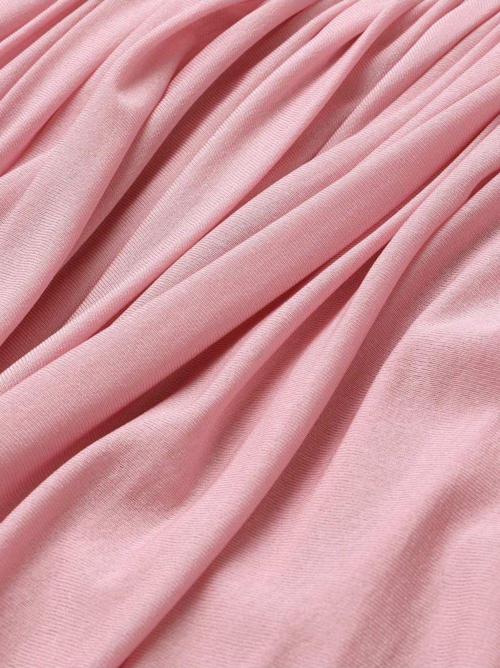 ZIMMERMANN Gonna lunga plissettata rosa