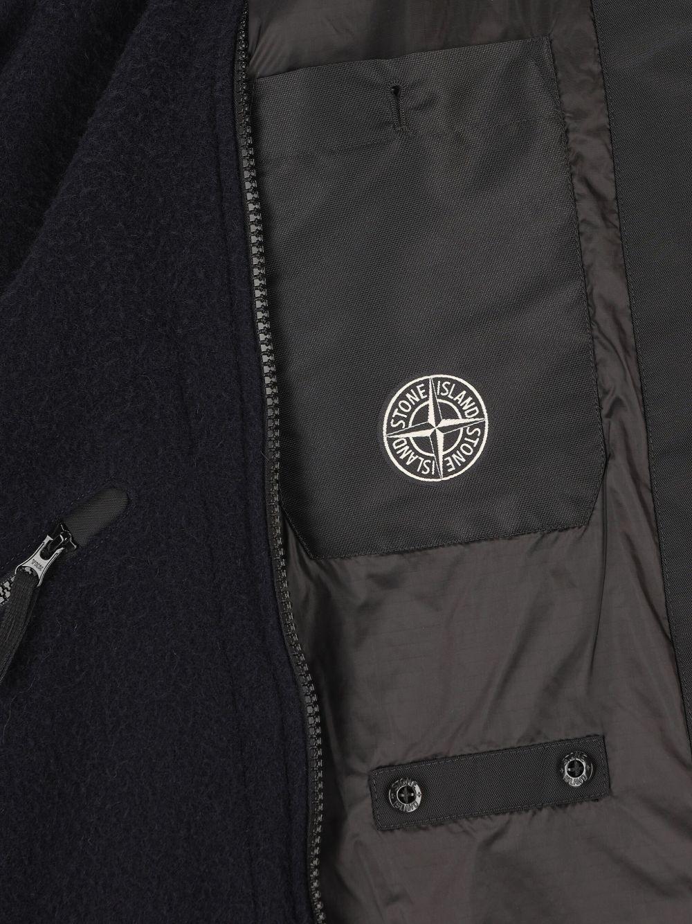 STONE ISLAND Giacca con cappuccio e patch logo