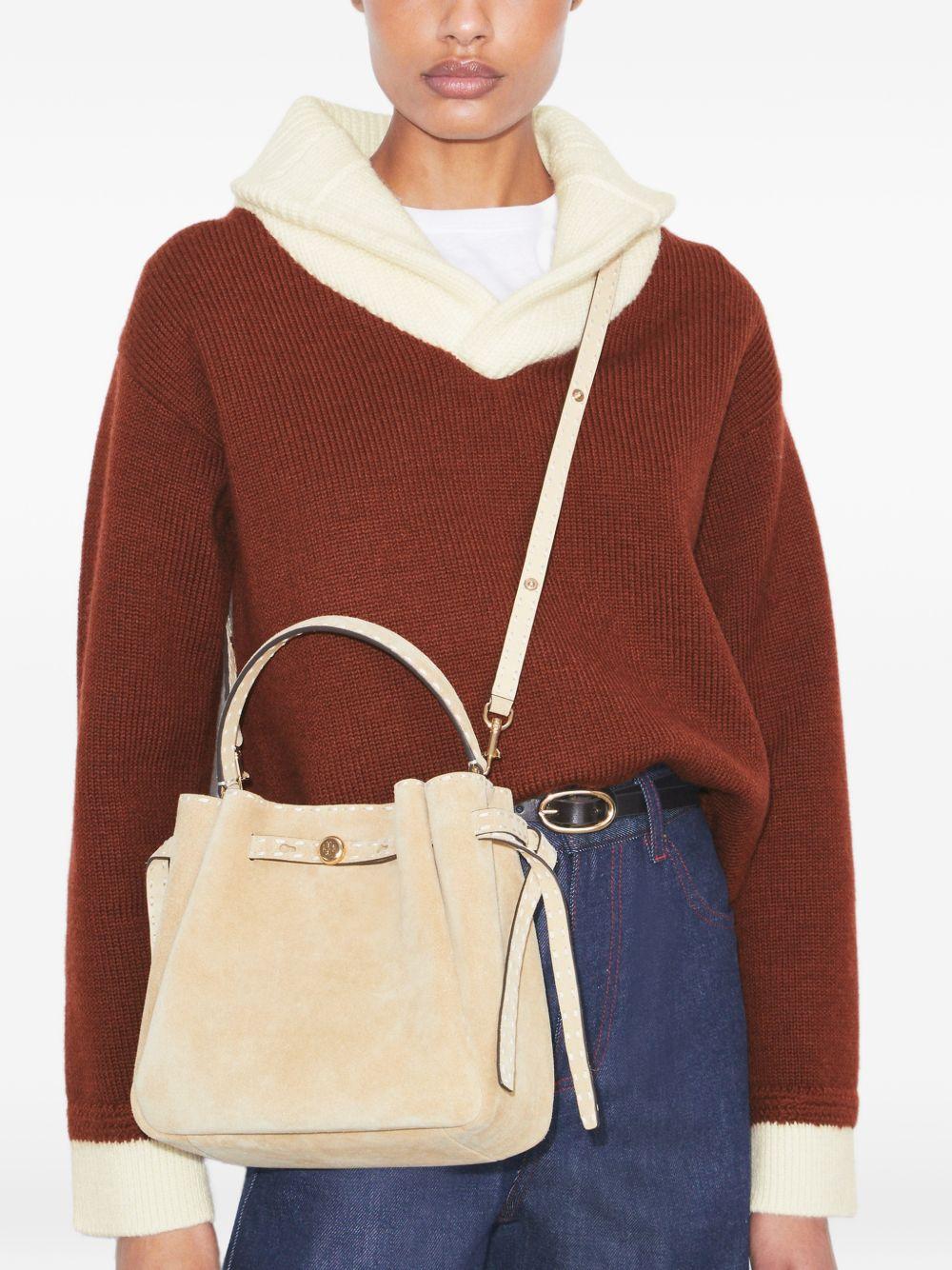 TORY BURCH Borsa a secchiello color cammello