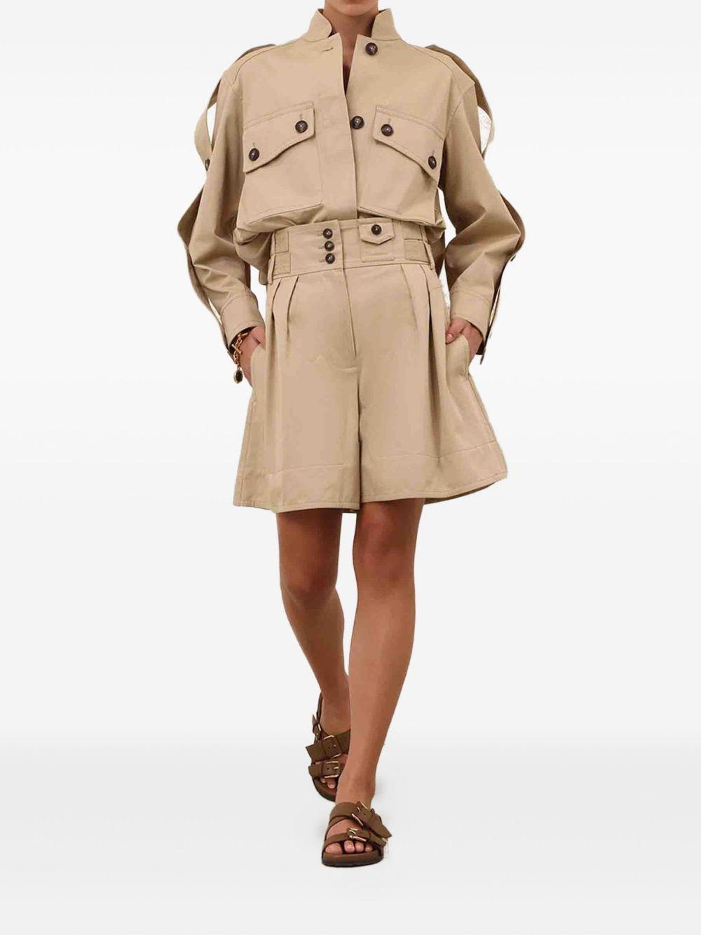 ZIMMERMANN Shorts in cotone beige