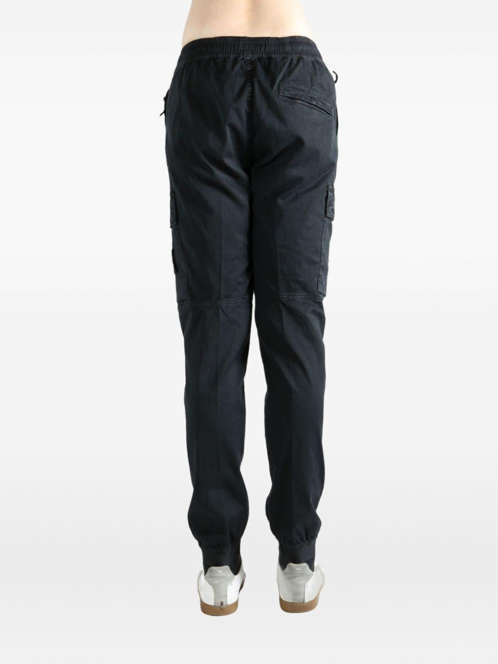 STONE ISLAND Pantalone cargo con patch logo