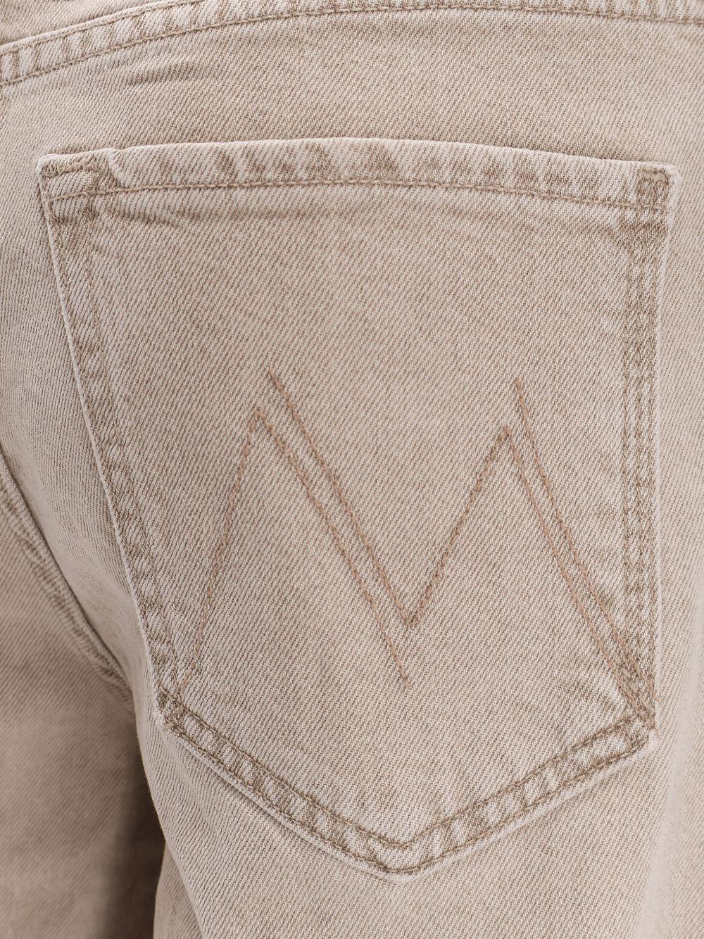 MOTHER Jeans marroni The Undercover