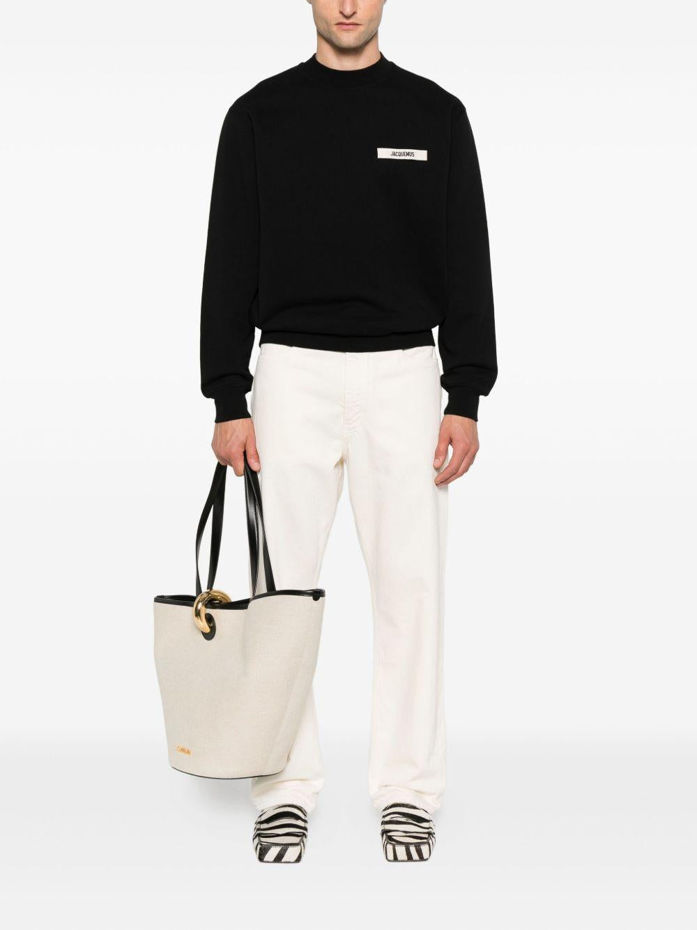JACQUEMUS Felpa girocollo 'Gros Grain'