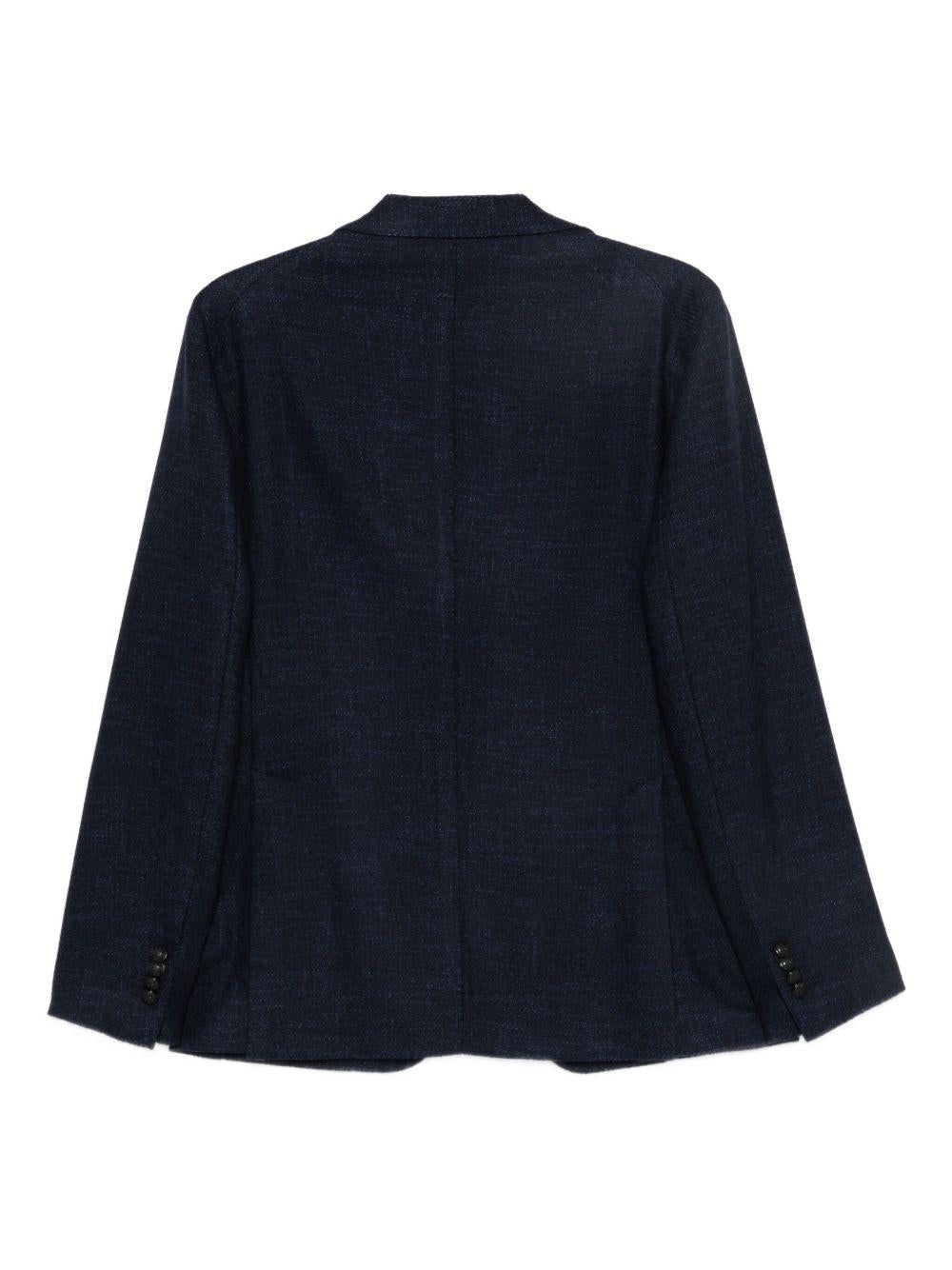 TAGLIATORE Blazer blu navy in lana vergine