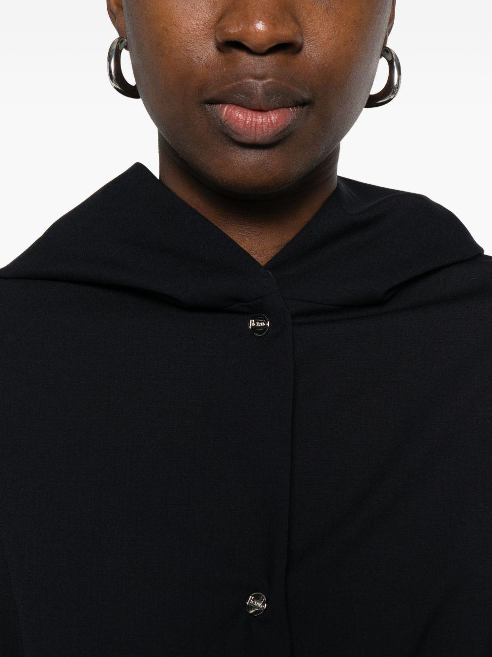 HERNO Soprabito con cappuccio blu navy