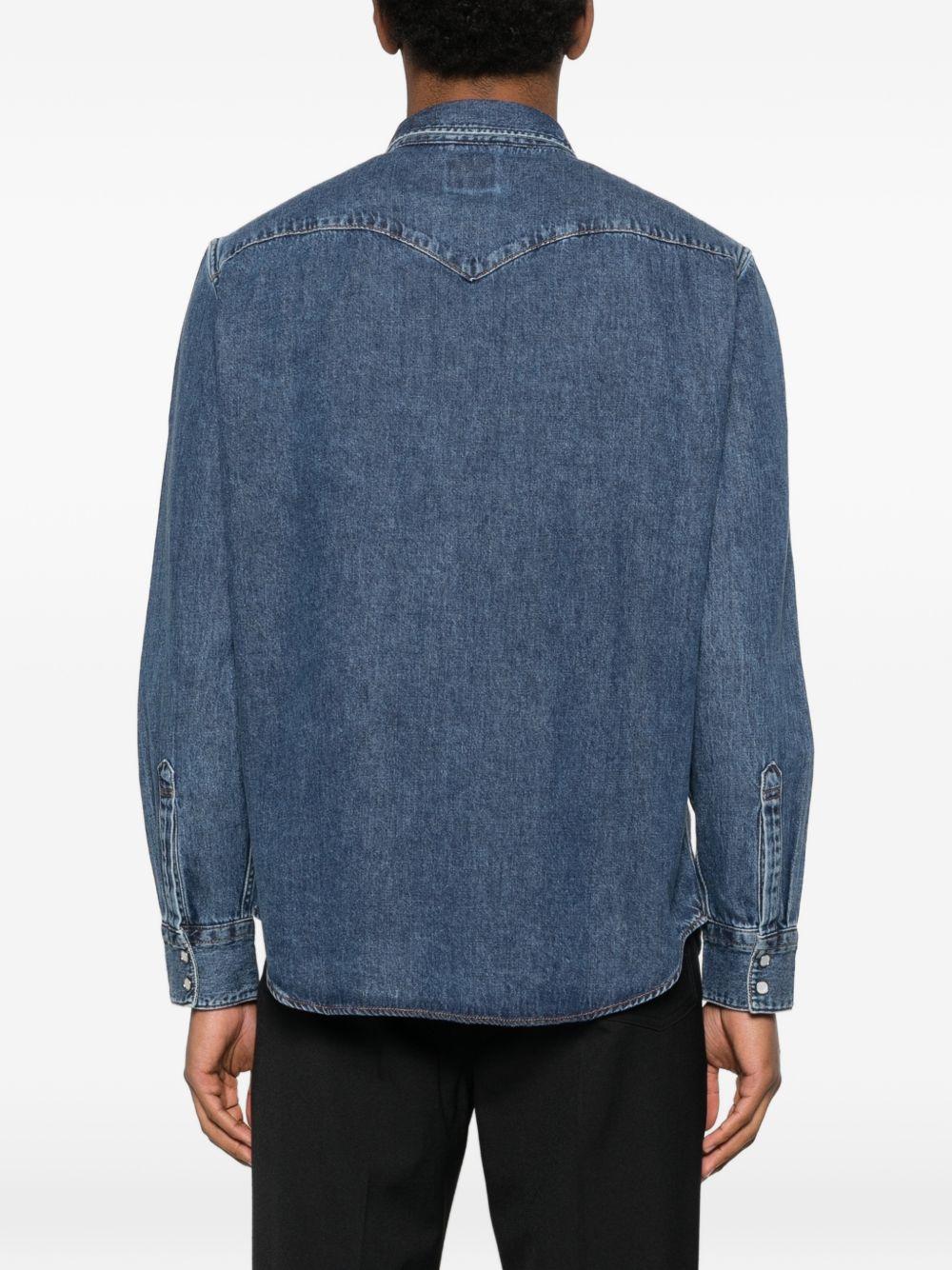 LEVIS Camicia denim blu Barstow Western