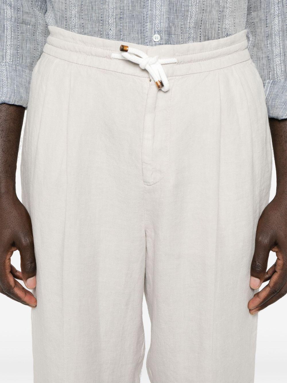 BRUNELLO CUCINELLI Pantaloni in lino