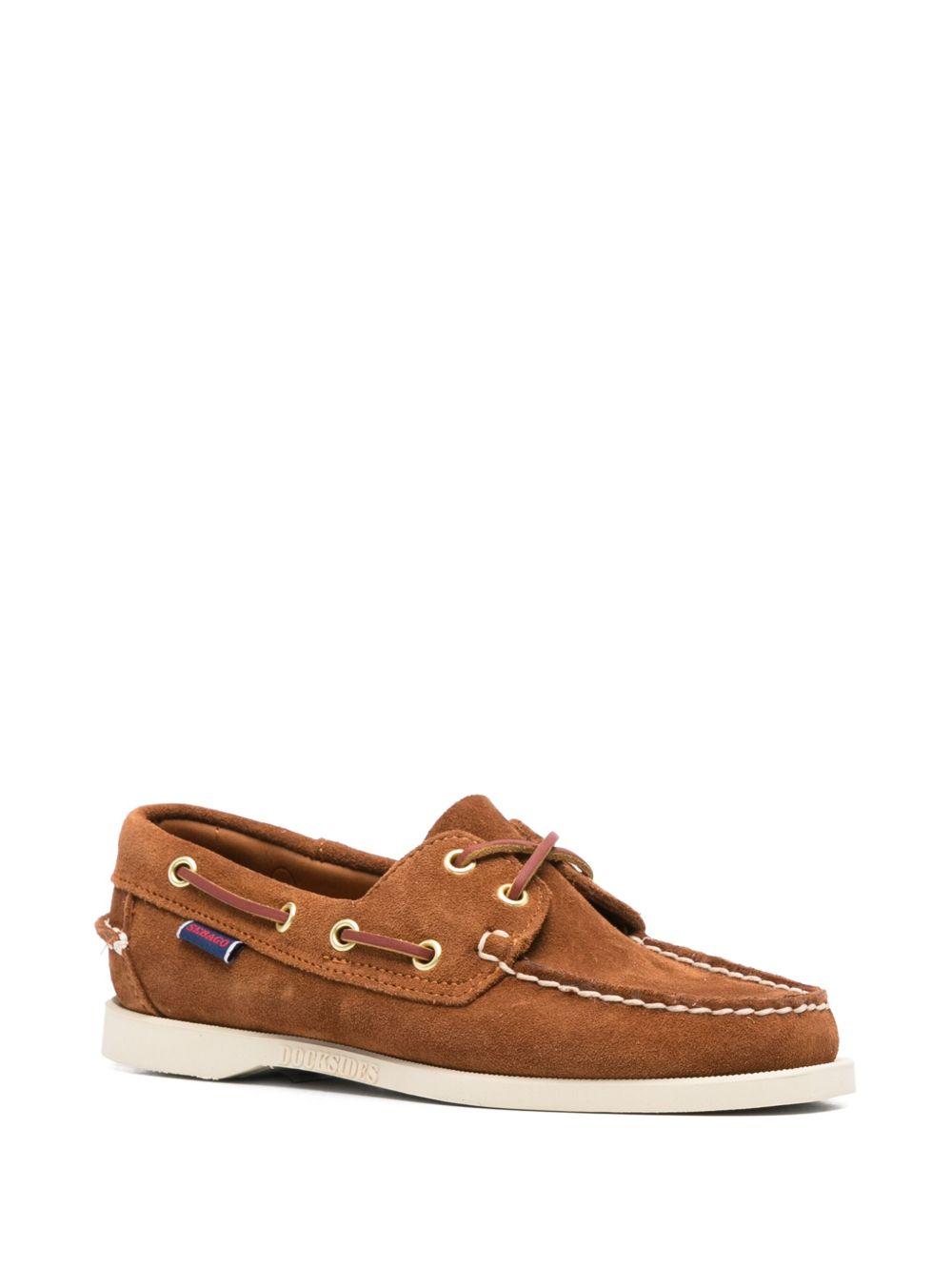 SEBAGO Mocassini in suede marrone Portland Artisan