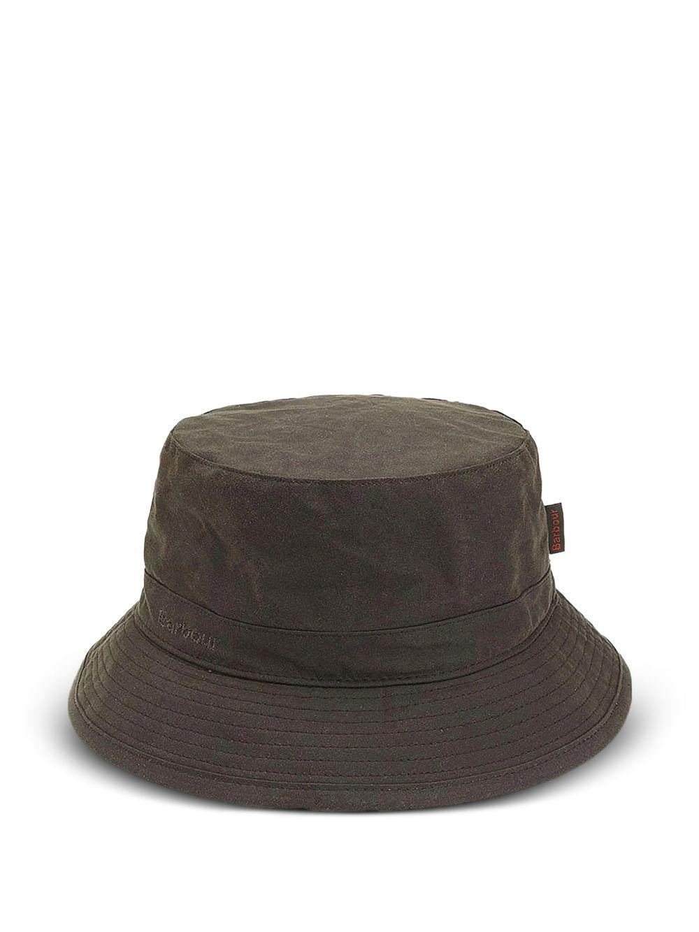 BARBOUR Cappello a pescatore in cotone verde
