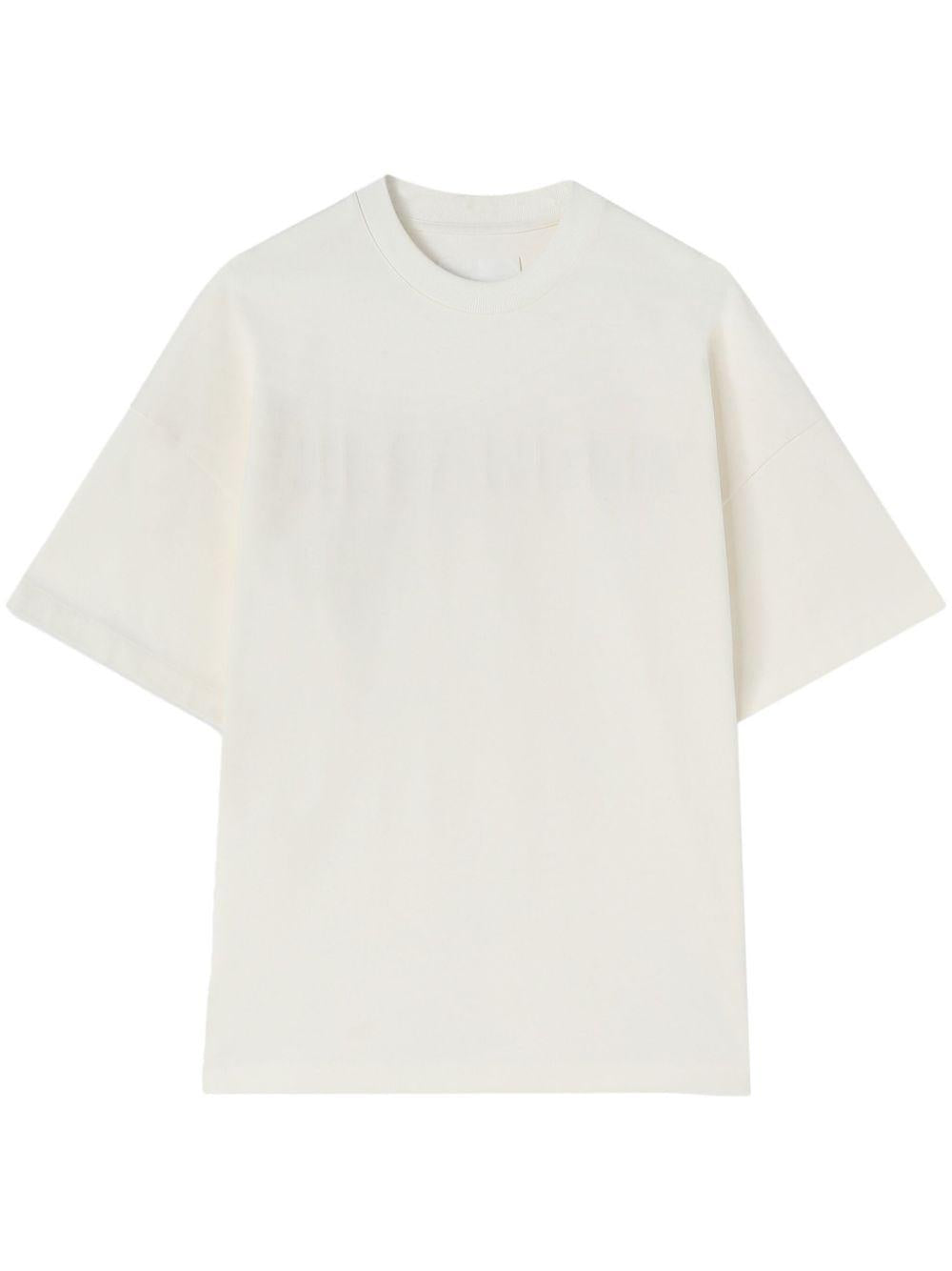 JIL SANDER T-shirt in cotone con maniche 3/4