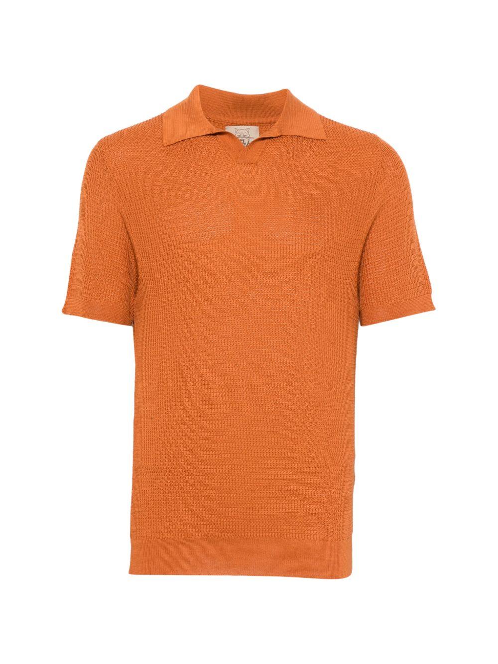 RAKKI T-shirt bianca con colletto polo