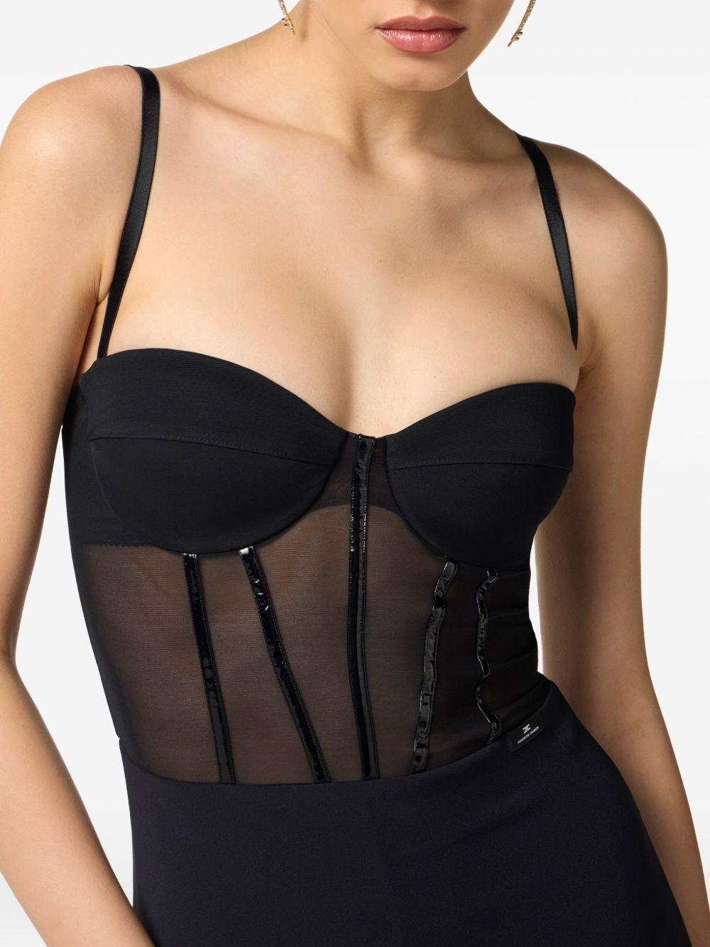 ELISABETTA FRANCHI Abito lungo a corsetto