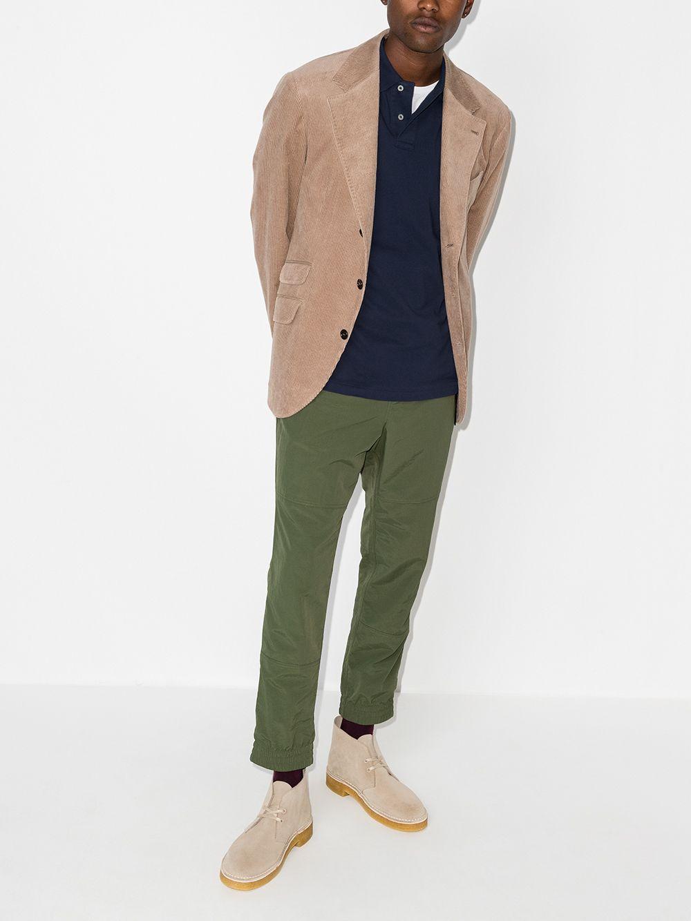 POLO RALPH LAUREN Polo in cotone blu con cavallino rosso