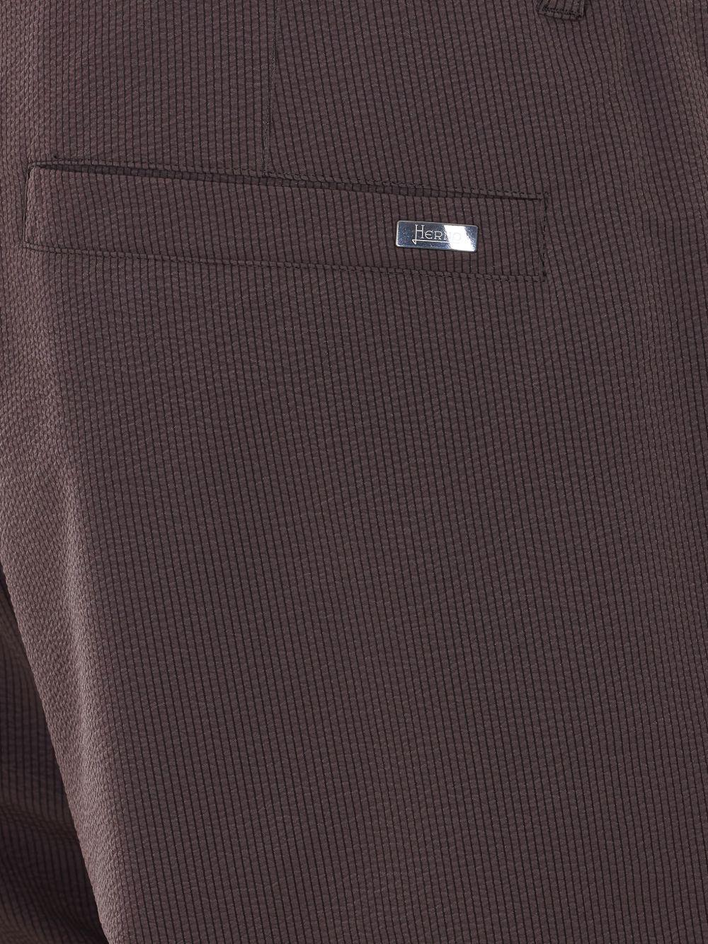HERNO Bermuda marroni con pinces