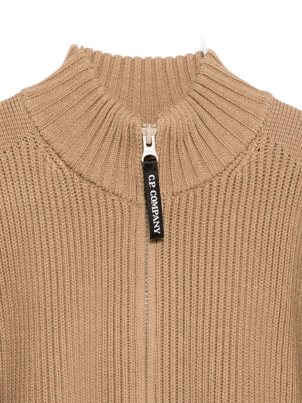 CP COMPANY Cardigan in maglia con applicazione