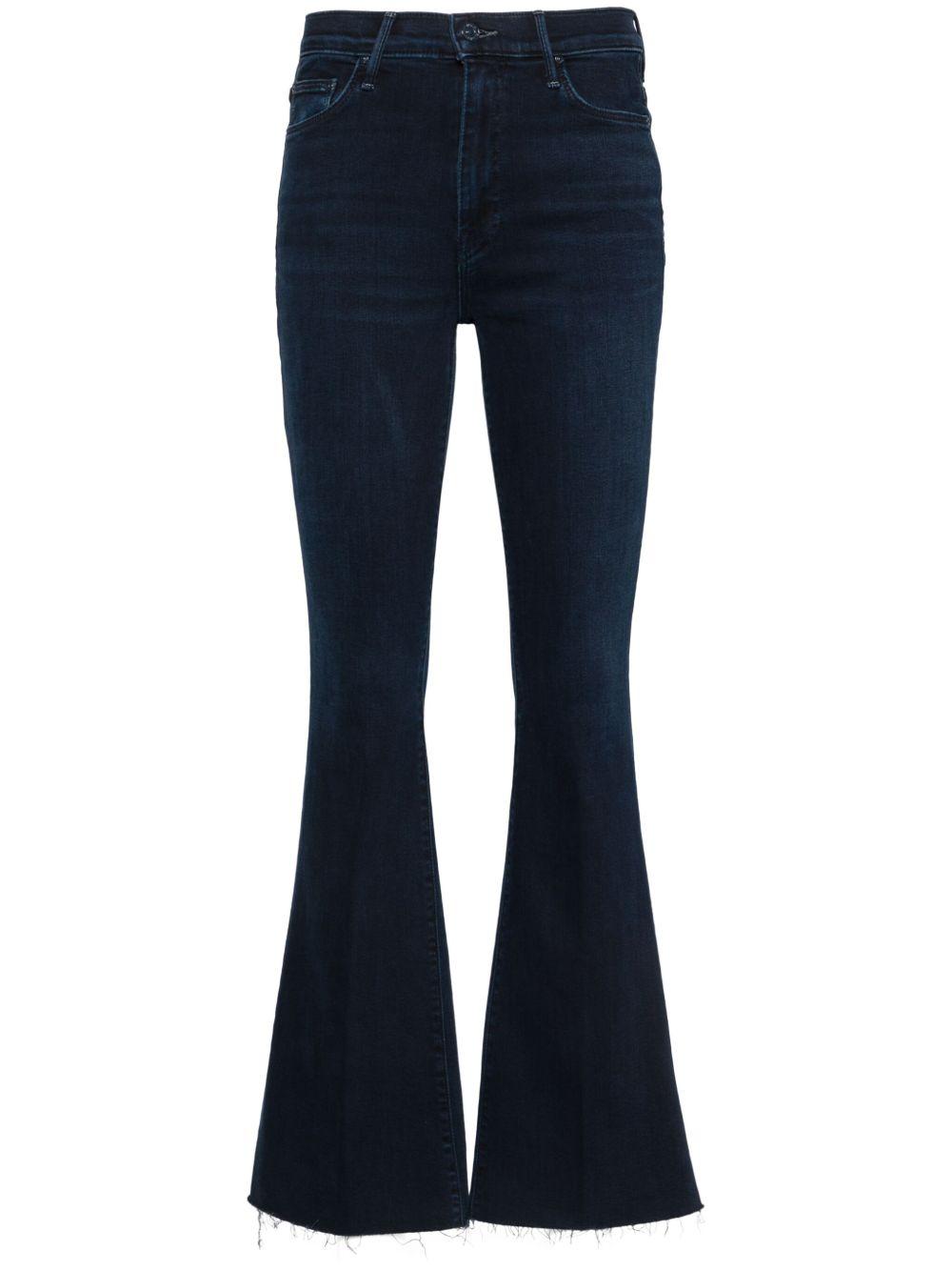 MOTHER Jeans a zampa The Weekender Fray blu