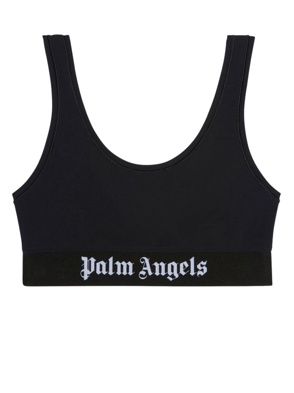 PALM ANGELS Bra sportivo con logo