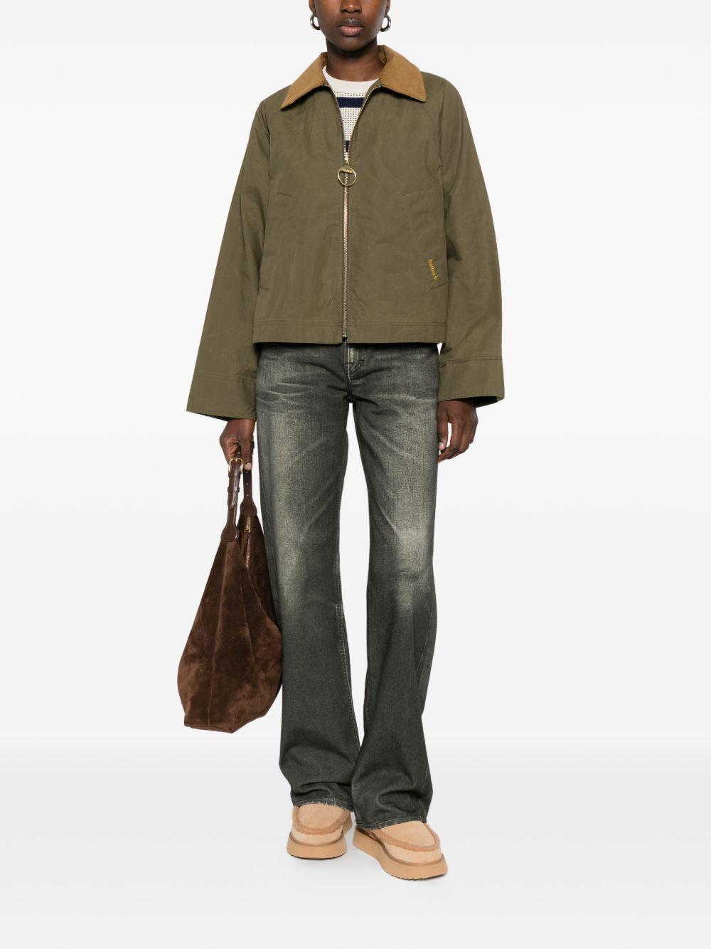 BARBOUR Giacca Catlin in cotone verde