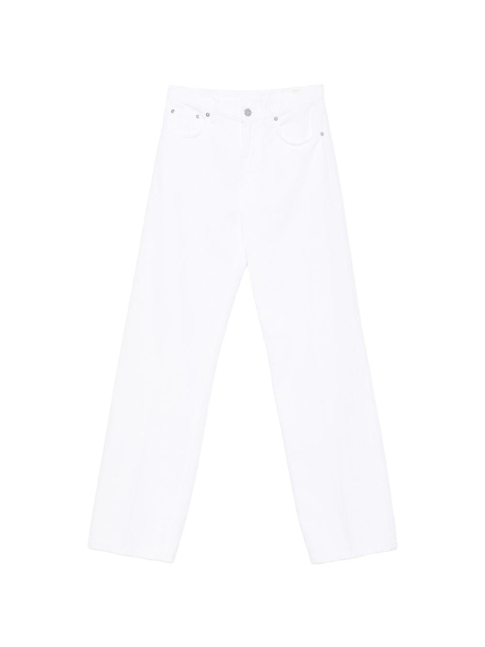 DONDUP Pantaloni in cotone bianchi