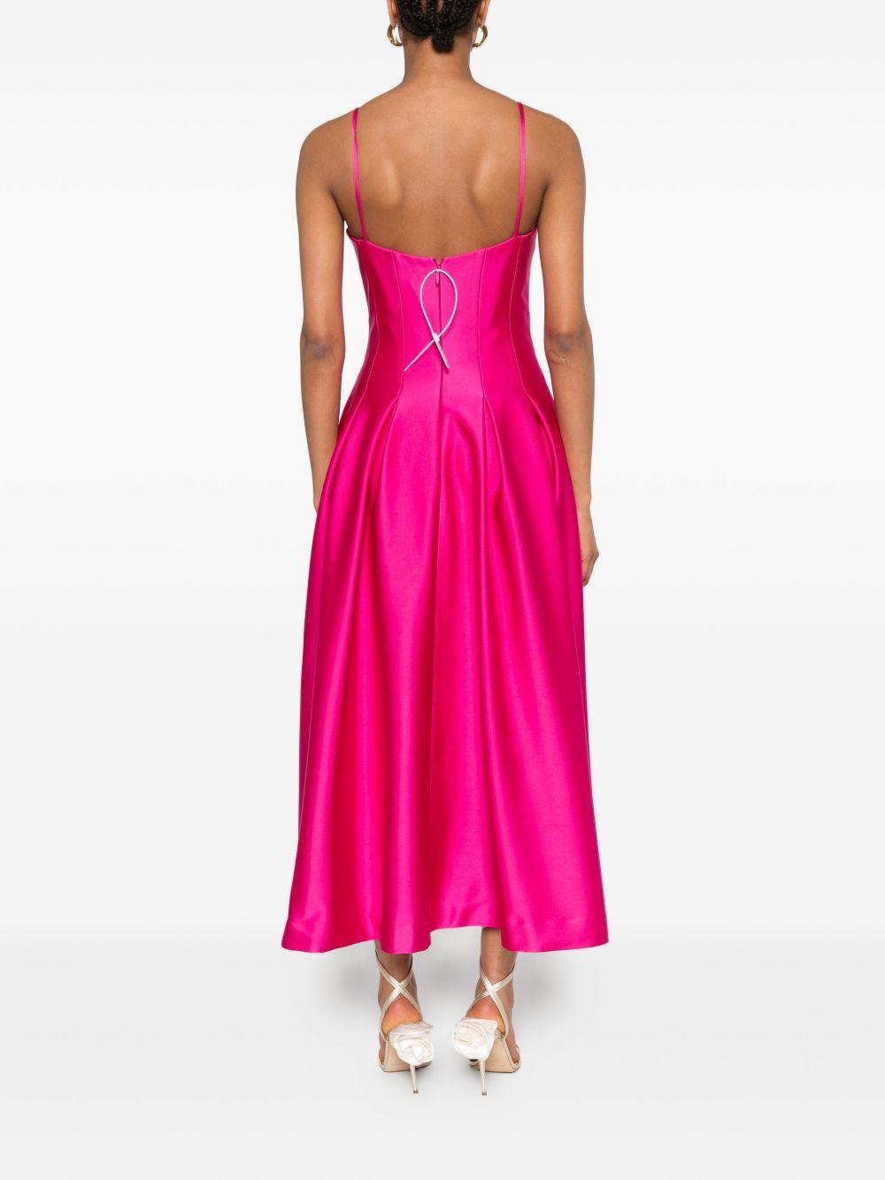 REBECCA VALLANCE Abito midi con scollo a cuore