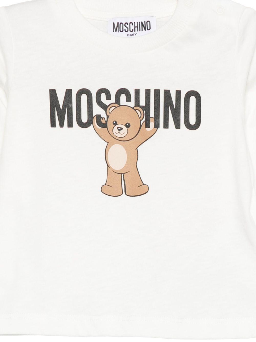 MOSCHINO T-shirt in cotone con stampa