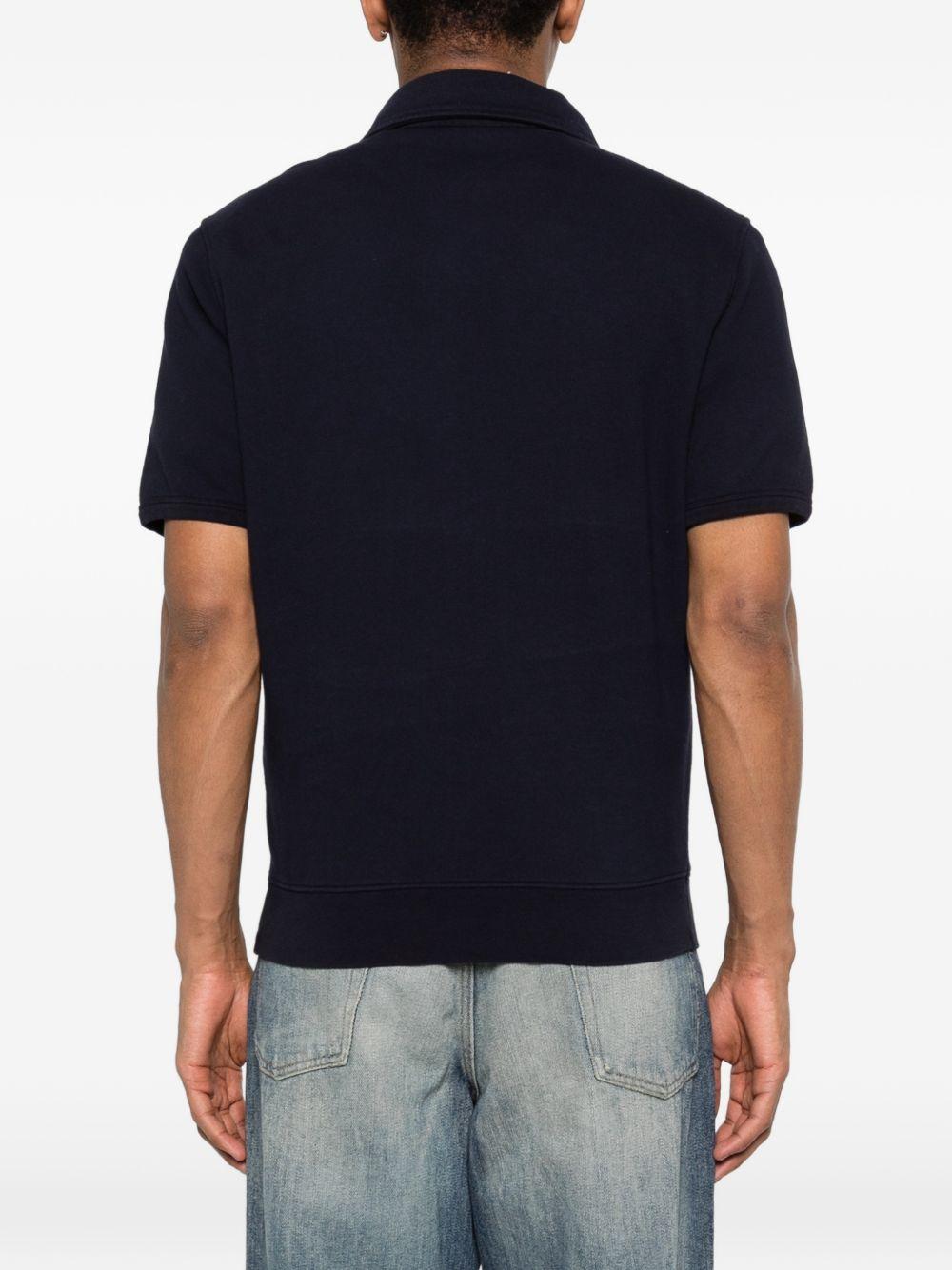 CHESAPEAKES Polo Yankees blu navy con zip