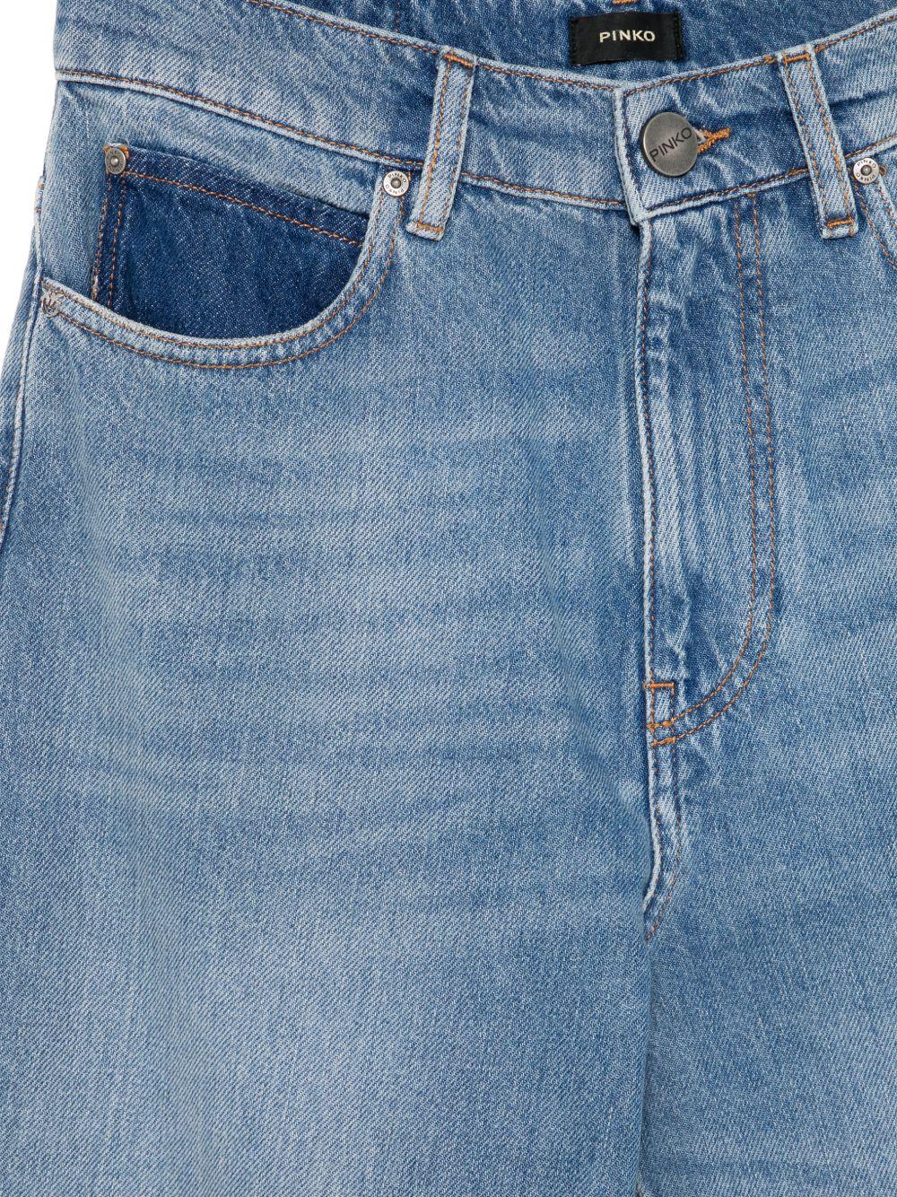 PINKO Jeans Estelle in cotone bianco