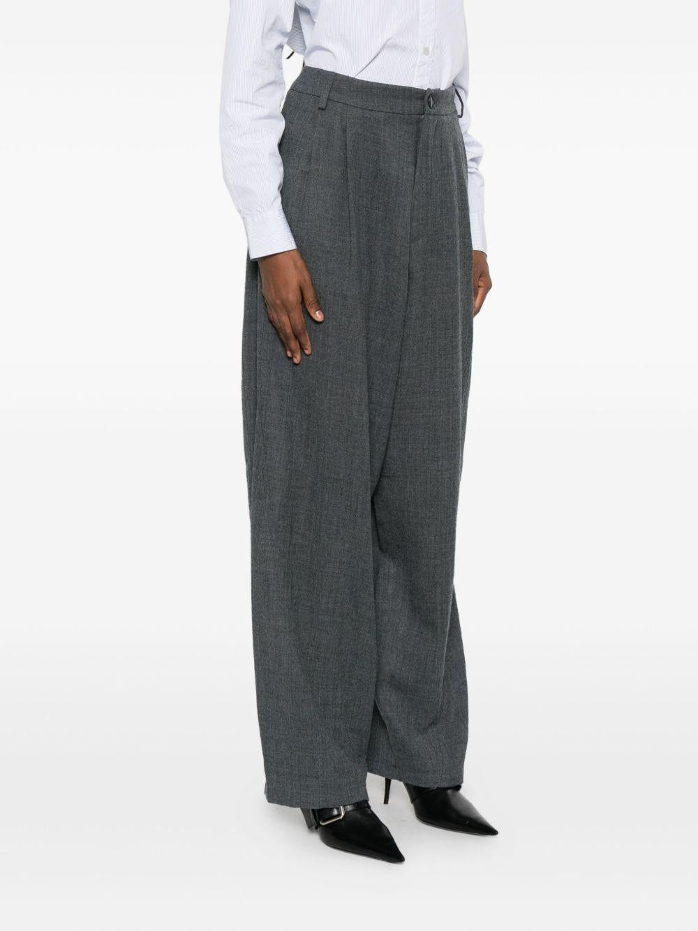 DARKPARK Pantaloni grigi in lana