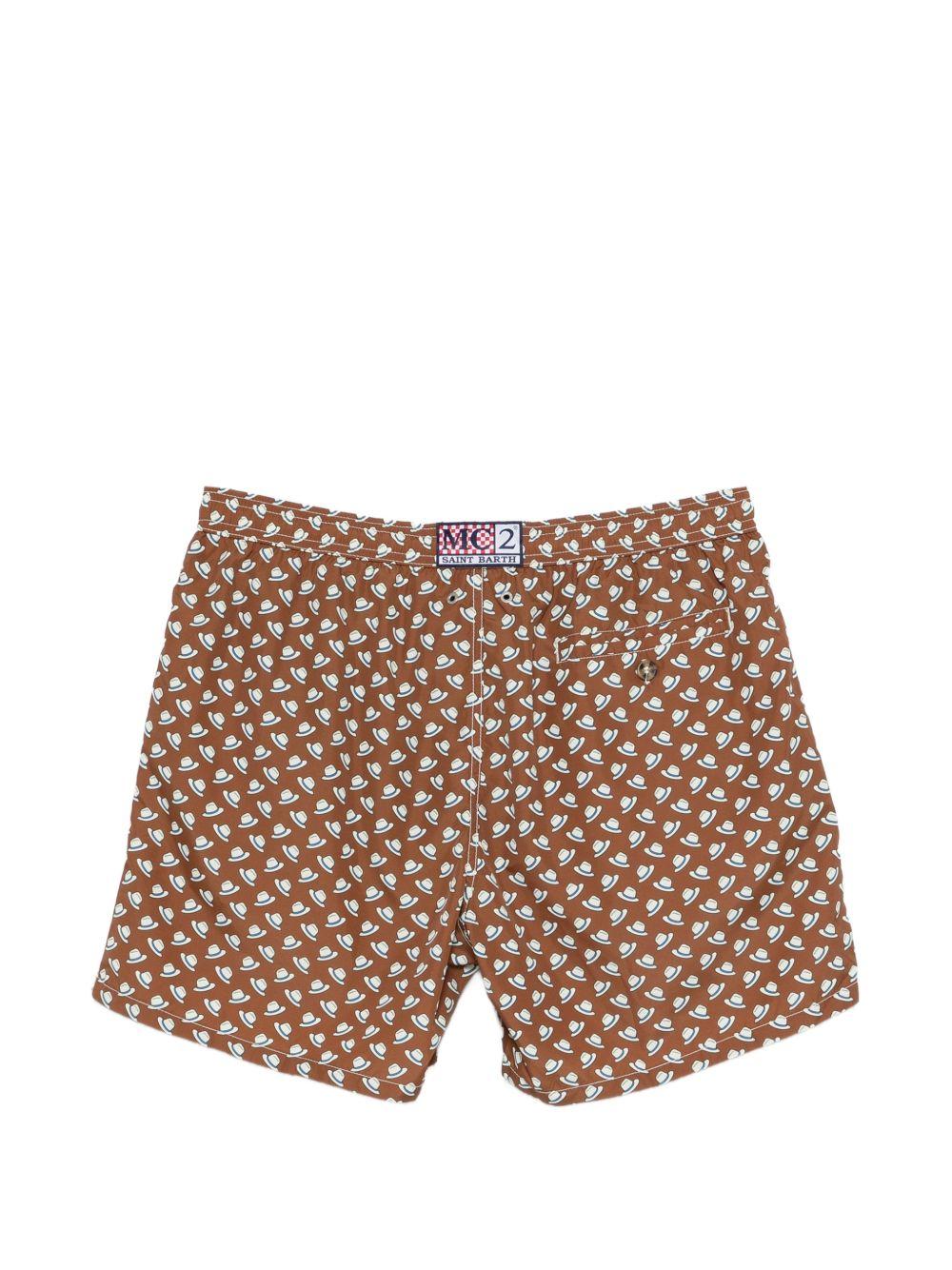 MC2 SAINT BARTH Costume Lighting marrone con cappelli