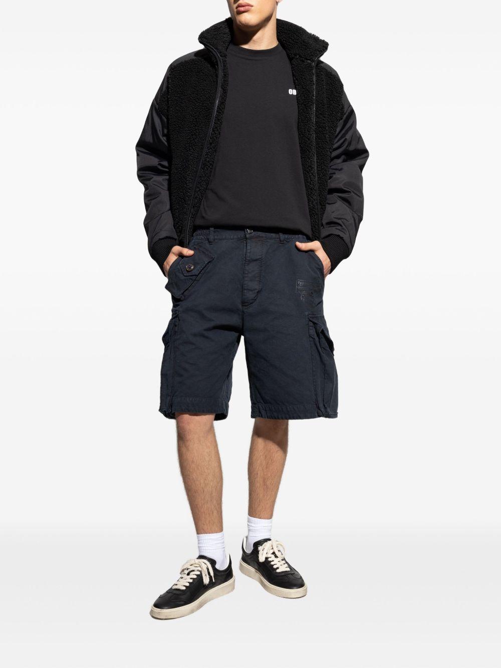 DSQUARED2 T-shirt nera con stampa