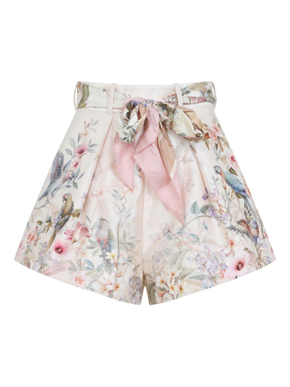 ZIMMERMANN Short con fantasia floreale
