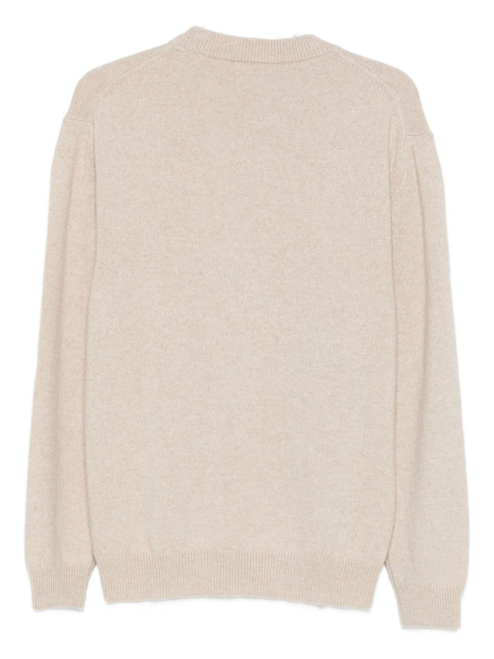 DANIELE FIESOLI Maglia in cashmere beige