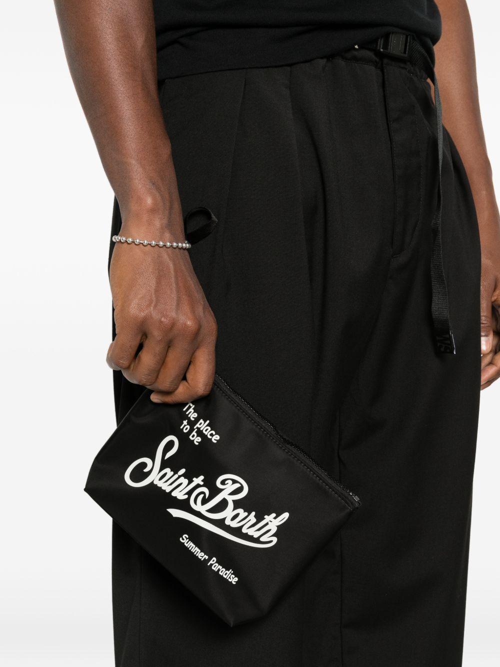 MC2 SAINT BARTH Pochette Aline in nylon nero