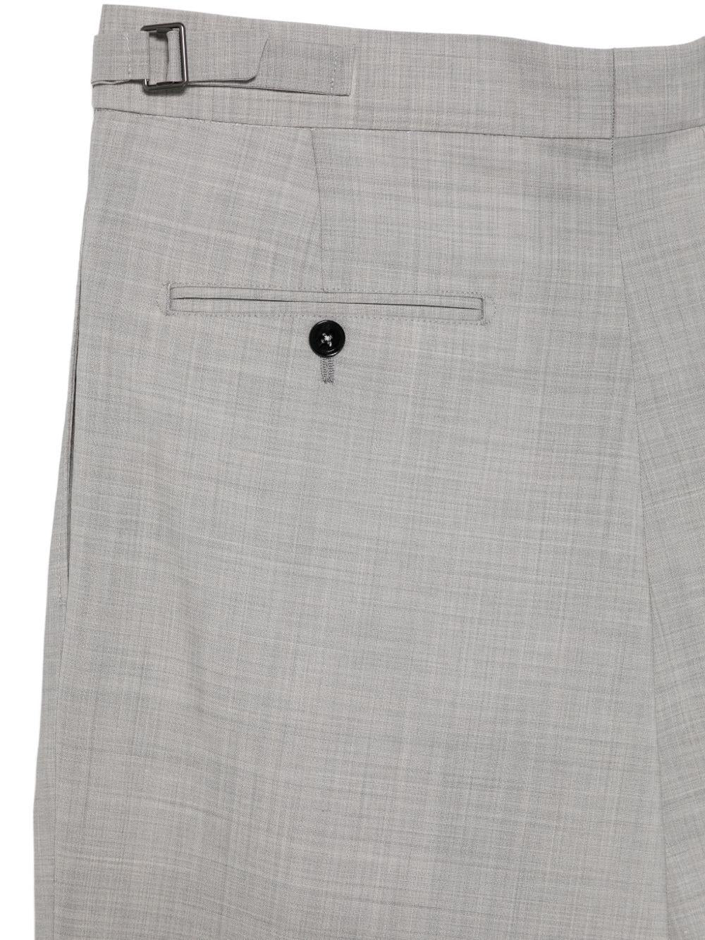BE ABLE Pantaloni Roy in cotone grigio morbidi