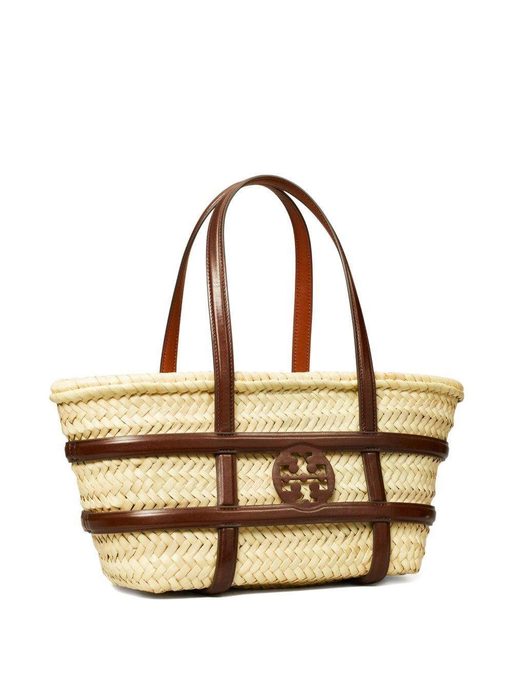 TORY BURCH Borsa tote 'Ella' piccola in rafia