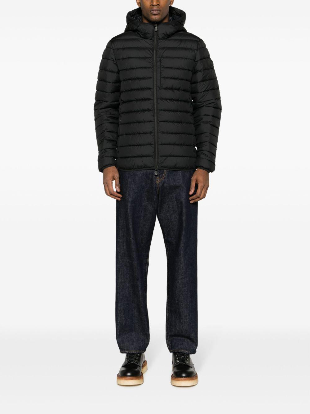 SAVE THE DUCK Piumino corto 'Juncus' nero