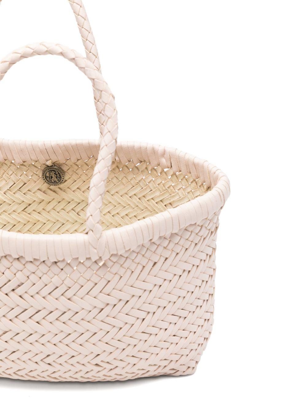 DRAGON DIFFUSION Borsa 'Mini Flat' avorio