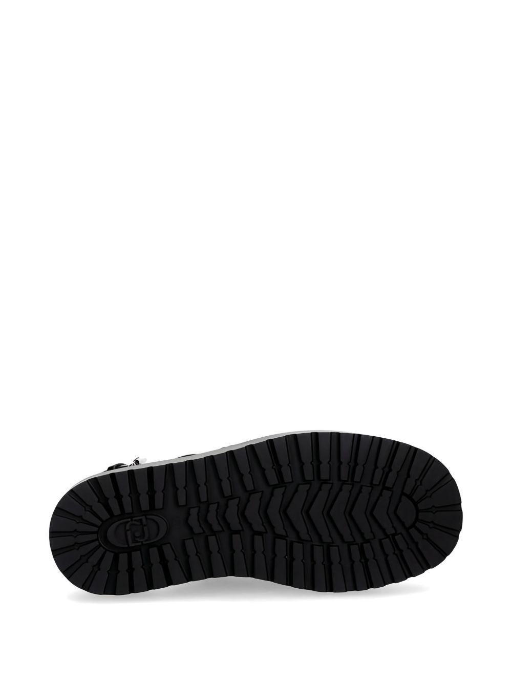 LIUJO Sandali Bessie in pelle nera firmati Liu Jo