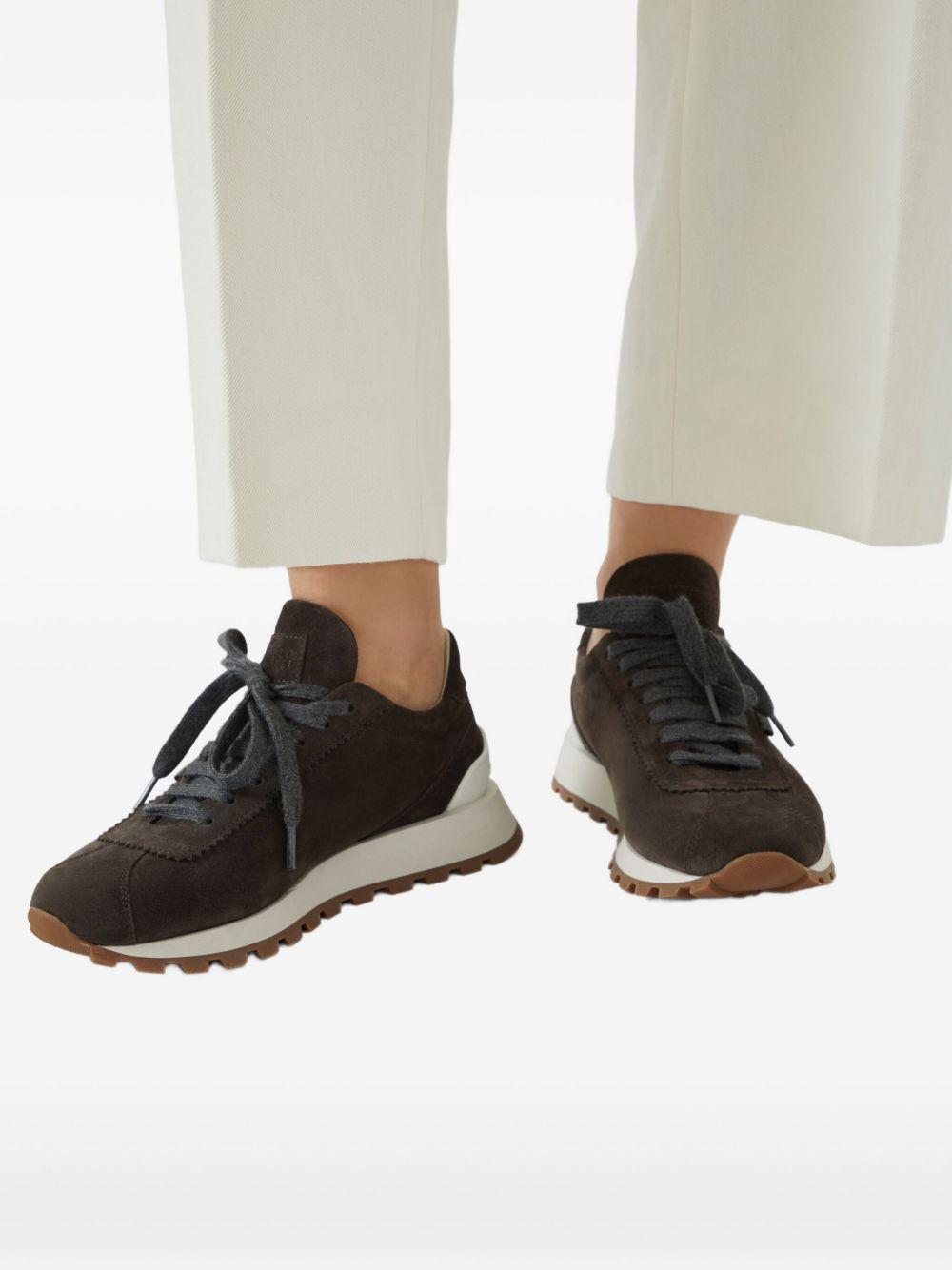BRUNELLO CUCINELLI Sneakers in camoscio