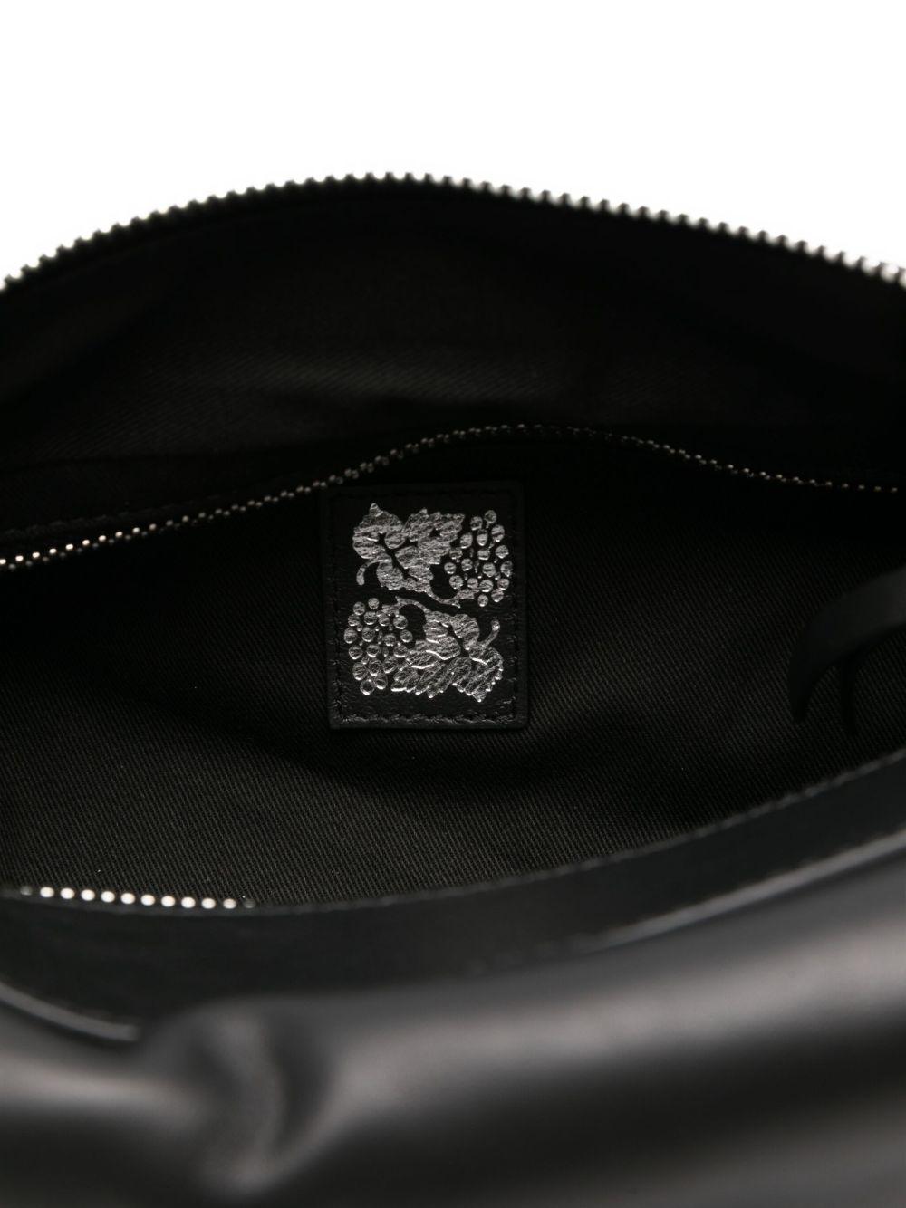 FEDERICO CINA Borsa a spalla 'Tortellino' nera