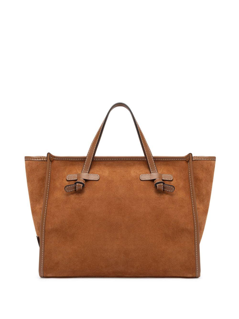 GIANNI CHIARINI Borsa Tote Marcella in pelle color caramello