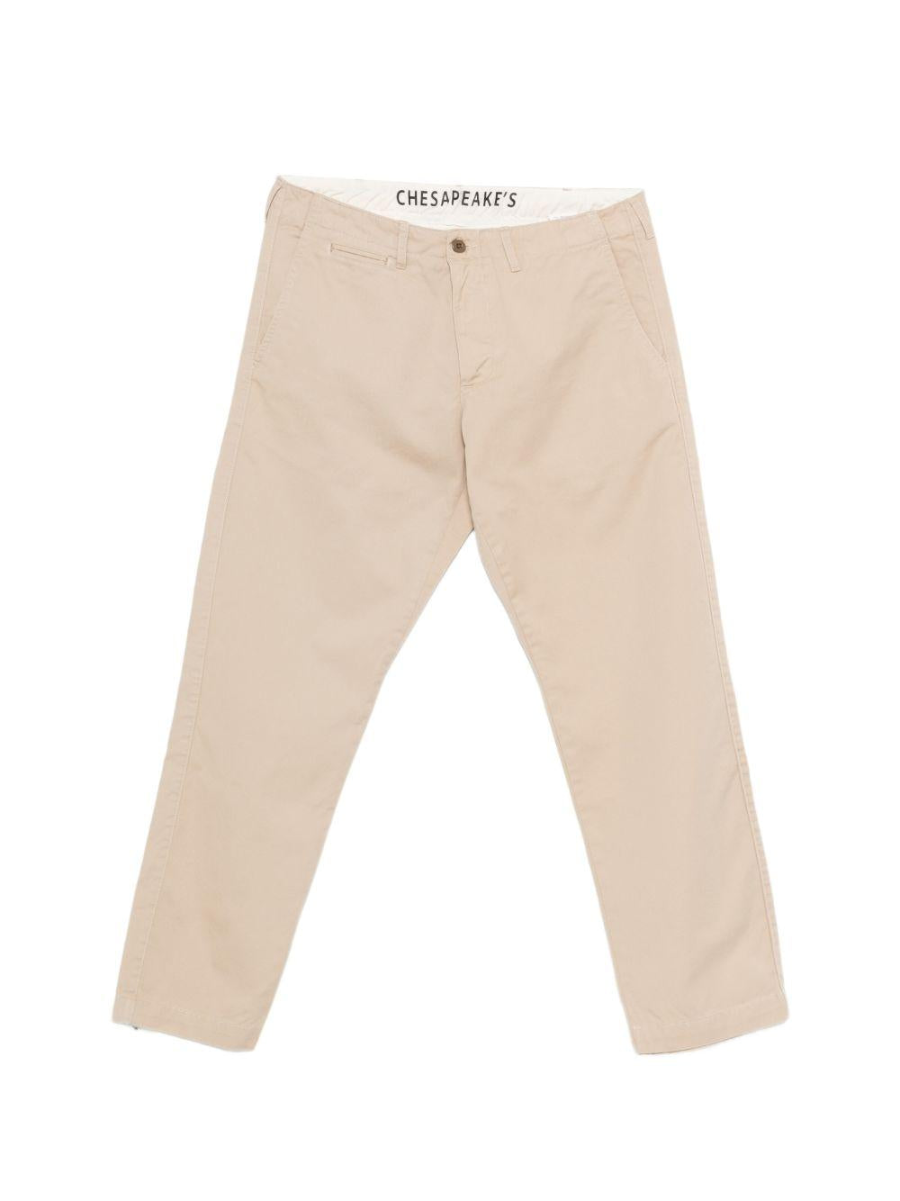 CHESAPEAKES Pantaloni lunghi eleganti beige