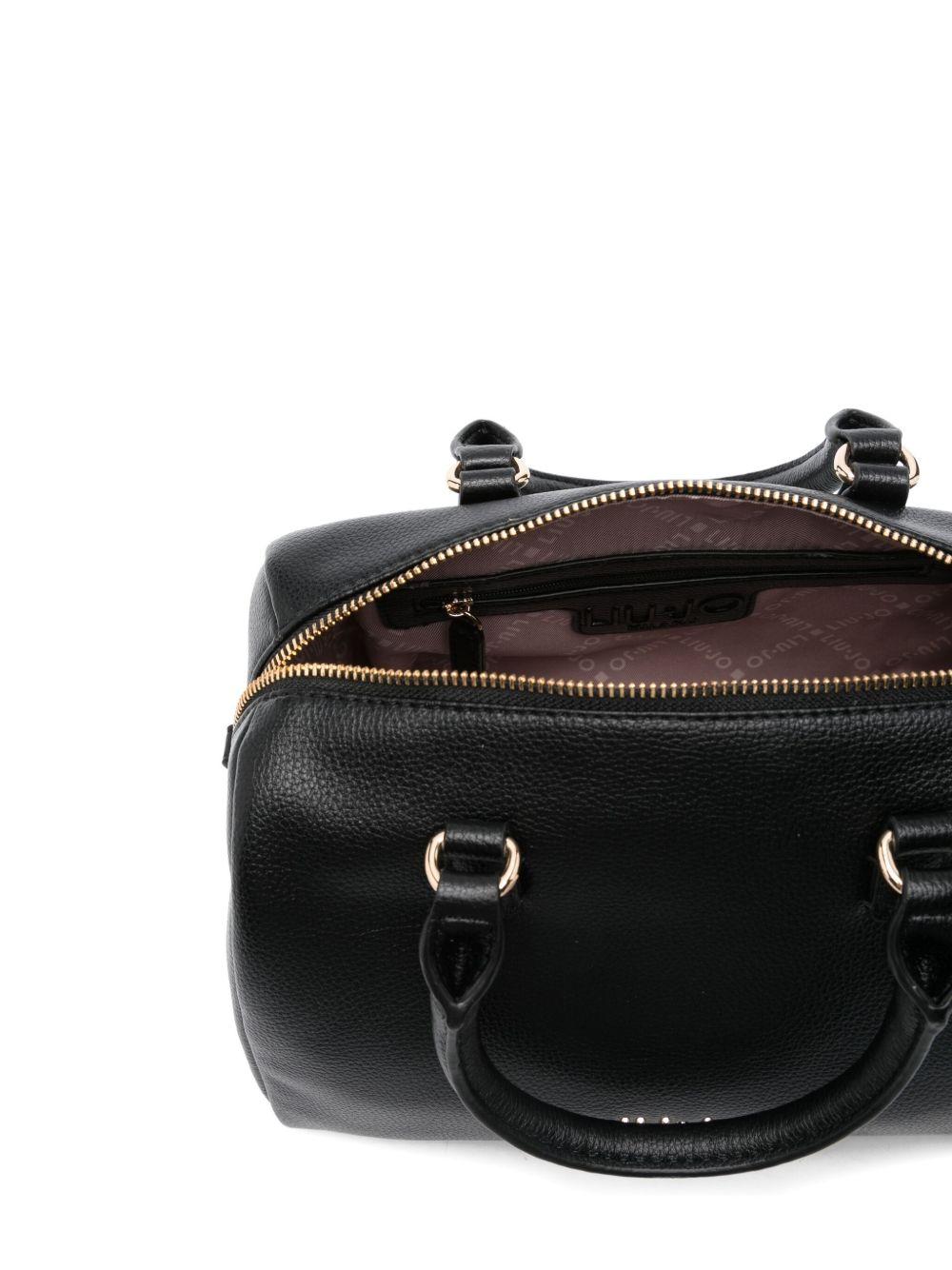 LIUJO Borsa bauletto nera con logo