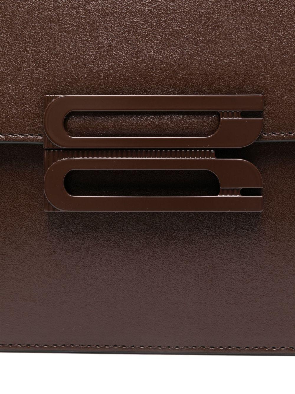 VICTORIA BECKHAM Borsa a spalla 'Dorian' in pelle marrone